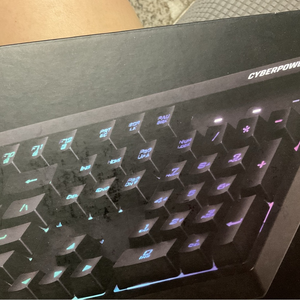 CYBERPOWERPC Nohi 02 RGB Wired Gaming Keyboard - Black with RGB Keys